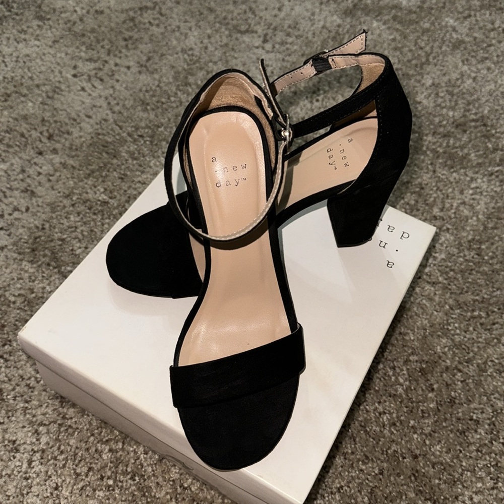 High black heels